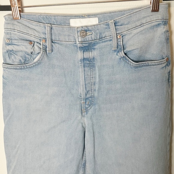 Mother Denim HW Spinner Skimp Pre Party Wash Light Wash 27 - Picture 3 of 12